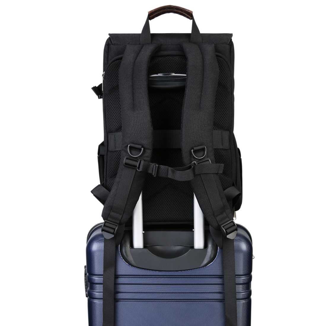 BAGSMART - Mochila para cámara DSLR, mochila impermeable para fotógrafos,  mochila de fotografía antirrobo con compartimento para laptop de 15  pulgadas