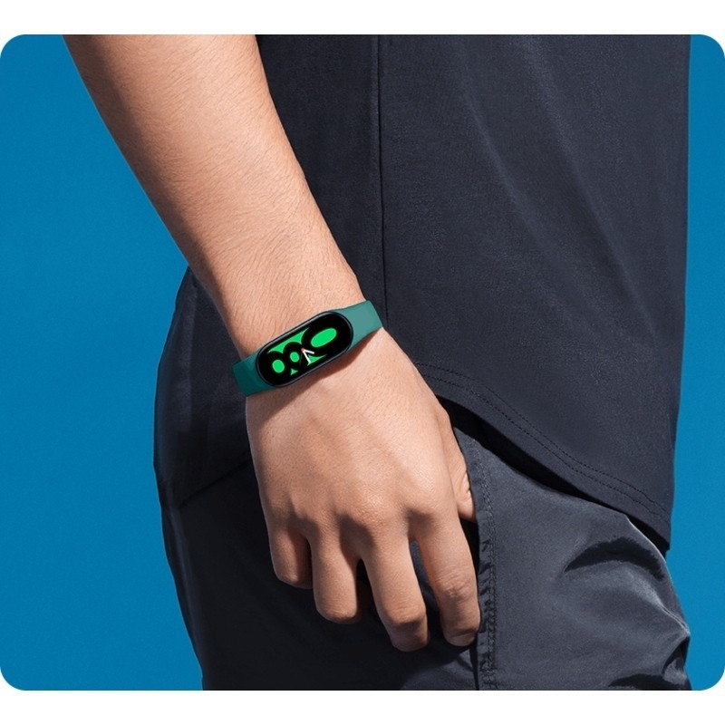 Xiaomi Correa de Silicona Neón Verde para Smart Band 7